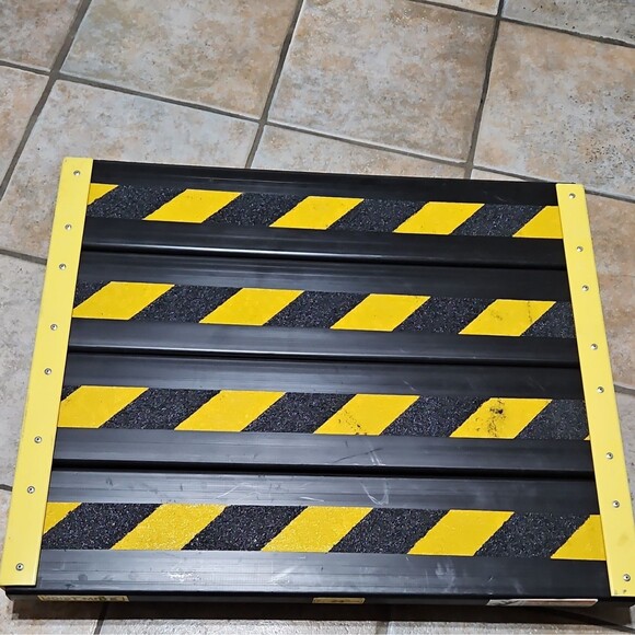William Frick & Co. Other - William Frick & Co. Joist Mate Threshold Ramp Anti-Slip Plastic 24x16 Black/Yel…